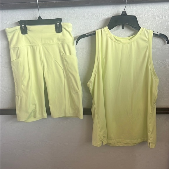 Tek Gear Women's Activewear Set in Light Yellow - Picture 1 of 7